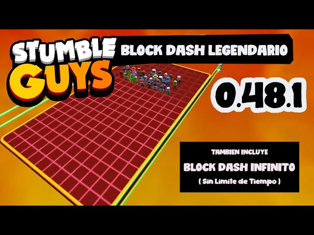 STUMBLE GUYS 0.48.1 !!  BLOCK DASH LEGENDARIO E INFINITO #stumbleguys 